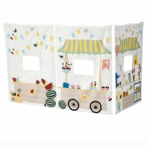 Ikea loft bed curtain kura